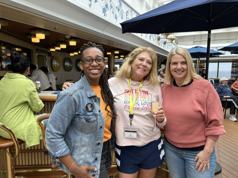 Leaders of LGBTQ+ organizations bring unified message to passengers on Olivia Travel San Diego-to-Mexico cruise: Equality!