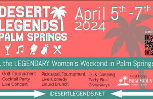 DESERT LEGENDS is THIS WEEKEND in PALM SPRINGS!