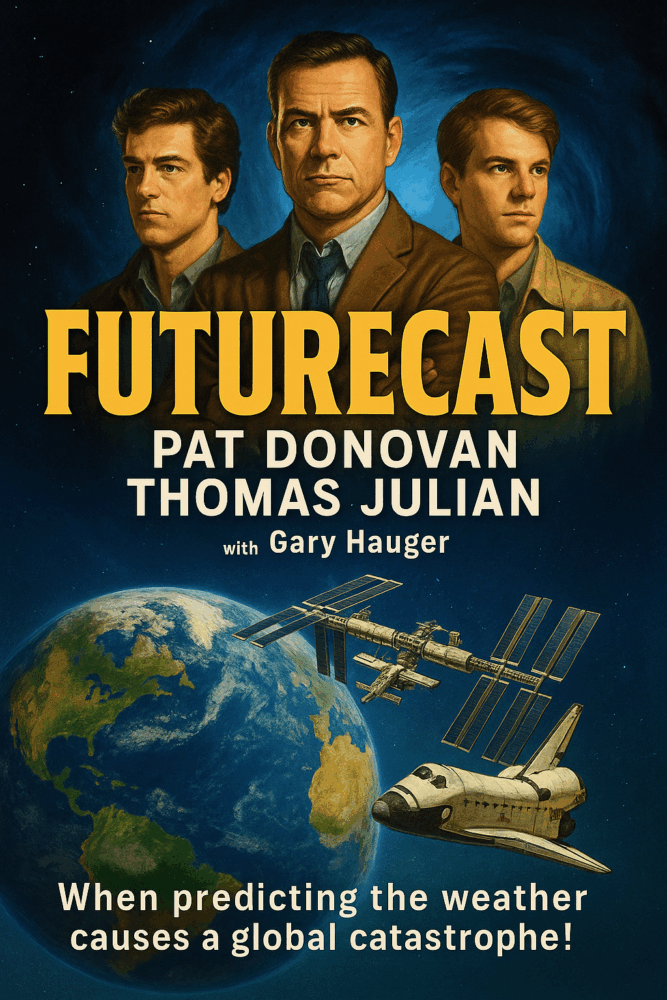 FUTURECAST Alt Cover Art with Andrew Barnes, John Pendlefield and Harold Keeley - © Patrick Donovan - All rights reserved