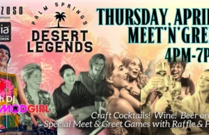 Desert Legends Kicks Off in Style with Meet ‘n’ Greet at Hotel Zoso – Tickets Still Available