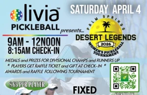 Serving Up Community & Competition: Ginny Alexander Brings Pickleball Power to Desert Legends 2026