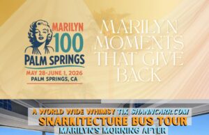 Shann Carr Brings Marilyn, Mischief, and Queer Palm Springs History to the Road with “SNARKitecture” Bus Tour