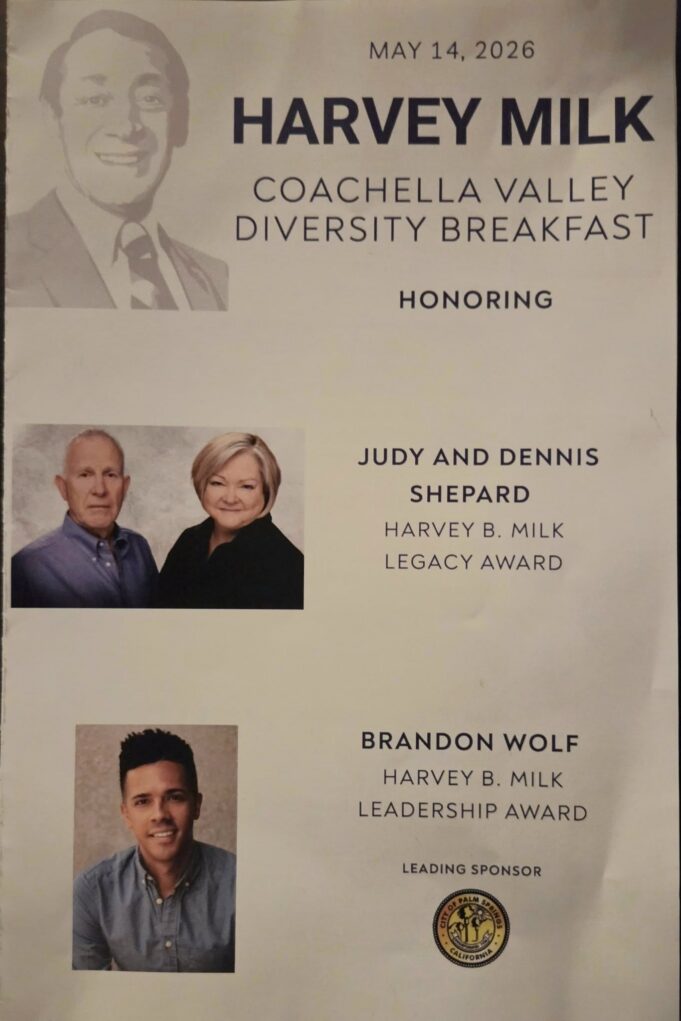 Palm Springs United in Hope at the 14th Annual Harvey Milk Diversity Breakfast
