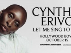 CYNTHIA ERIVO “LET ME SING TO YOU” SOLO CONCERT COMING TO THE ICONIC HOLLYWOOD BOWL THURSDAY, OCTOBER 15