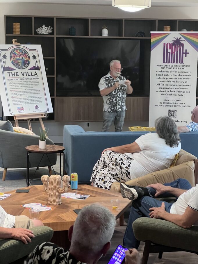 LGBTQ+ History & Archives of the Desert Celebrates Palm Springs Pride’s Legacy at Historic Villa Gathering