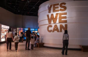 OBAMA PRESIDENTIAL CENTER OPENS TO SPECTUCULAR FAN FARE AND PRAISE