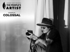 JOHNNY DEPP SHARES HIS ART WITH THE PEOPLE
