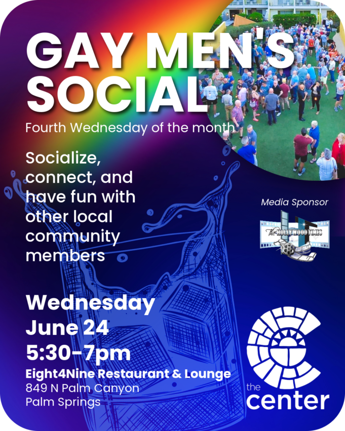 LGBTQ Community Invited to June Gay Men’s Social at Eight4Nine