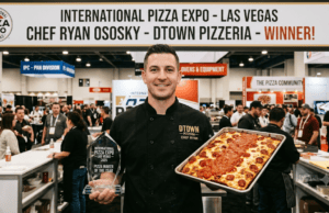 Dtown Pizzeria is run by chef/owner Ryan Ososky, who has built a massive reputation in Southern California for his authentic Detroit-style