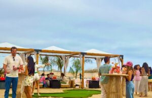 Hampton Water Rosé Day Pink Beach Bash in Santa Monica