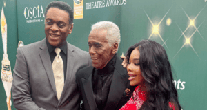 Lawrence Hilton Jacobs Helps Honor Robert Hooks at the 31st Annual NAACP Theatre Awards