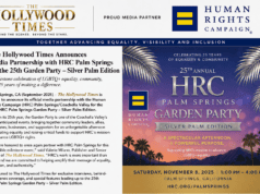 The Hollywood Times Announces Media Partnership with the 25th HRC Palm Springs Garden Party, Silver Palm Edition
