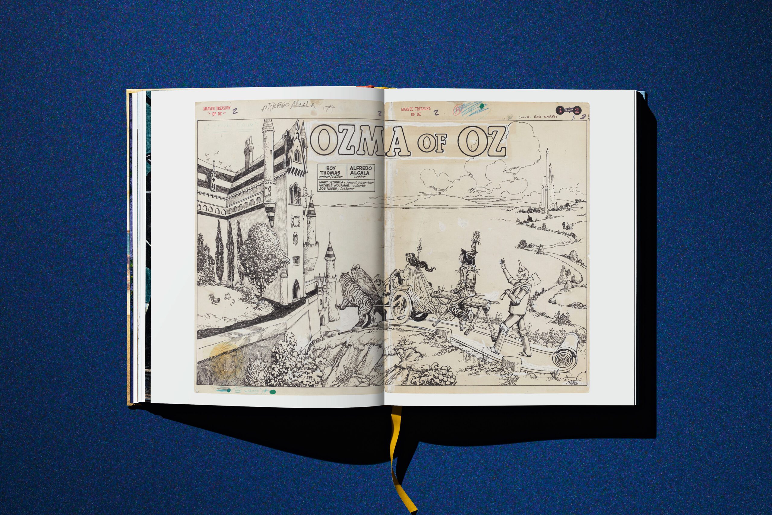 Artwork from Ozma of Oz featured in the Lucas Museum of narrative art and TASCHEN publication
