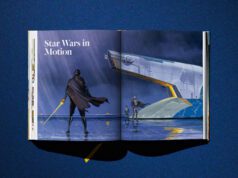 From Norman Rockwell to Star Wars, Lucas Museum and TASCHEN trace the art of visual storytelling An open book displays a two-page spread titled “Star Wars in Motion,” spread from the Lucas Museum of Narrrative Art and TASCHEN publication