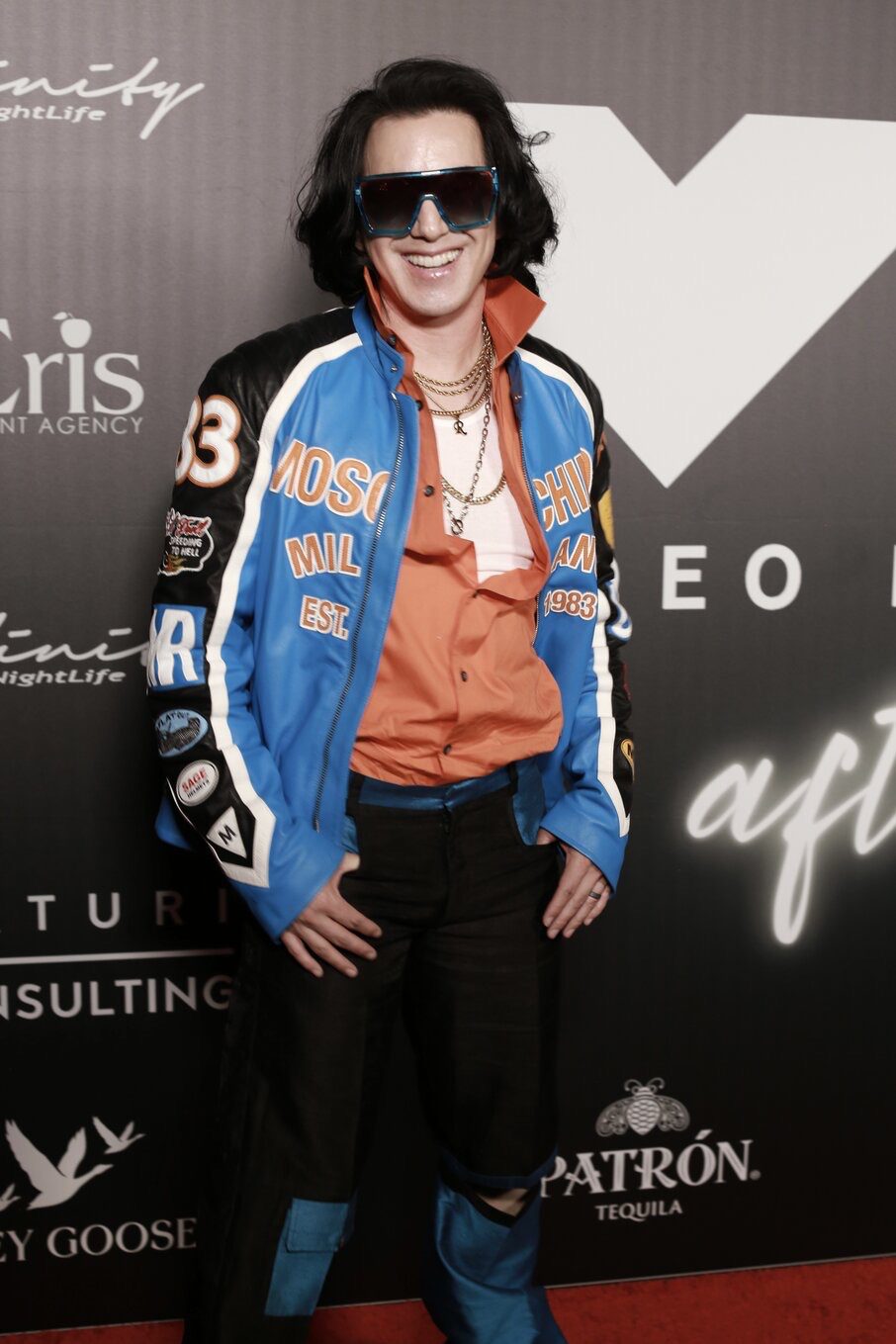 Ricky Rebel (@rickyrebelrocks) on the red carpet at the VMA After-Party at Level 8 in Los Angeles. Photo credit: Lan Bui.