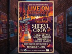 Polished Pop, Heavy Price Tag: Sheryl Crow Headlines City’s $3.69 Million “Live on Sunset” Takeover