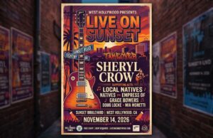 Polished Pop, Heavy Price Tag: Sheryl Crow Headlines City’s $3.69 Million “Live on Sunset” Takeover