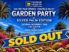 HRC Palm Springs Garden Party Sells Out as Michael Childers and Marc Malkin Prepare to Receive Silver Palm Honors